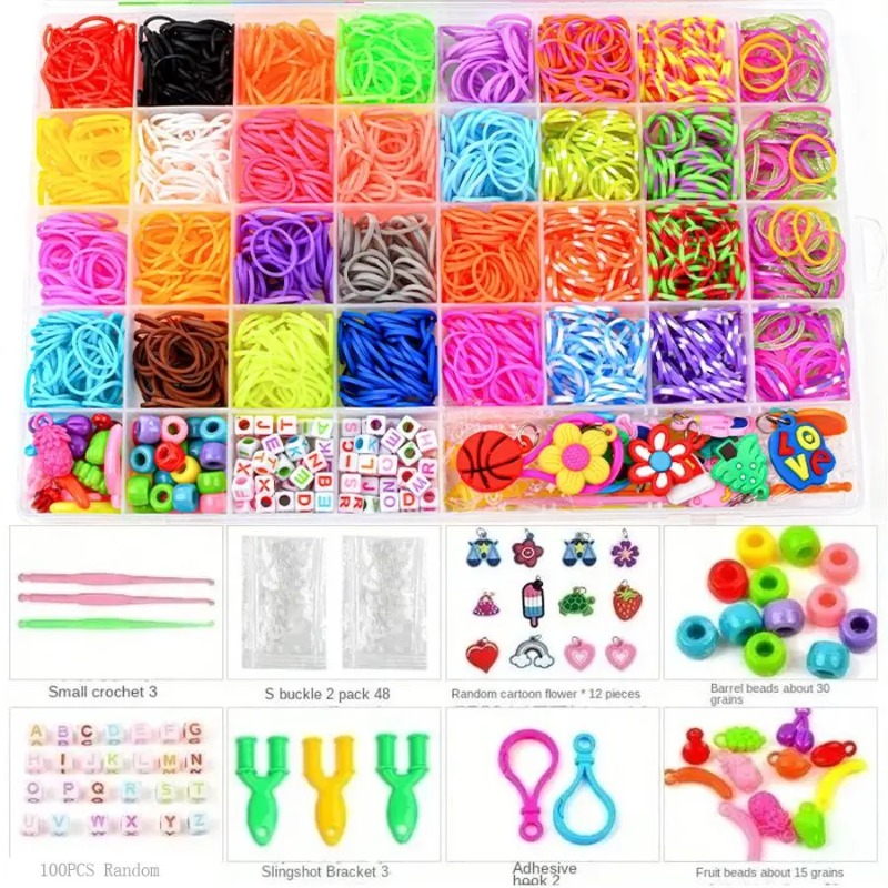 Jewelry Making Course - 4300+ Piezas de Bandas Elásticas de