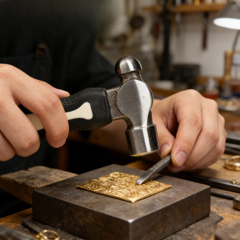 Jewelry Making Hammer - Martillo de Estampación con Cabeza de
