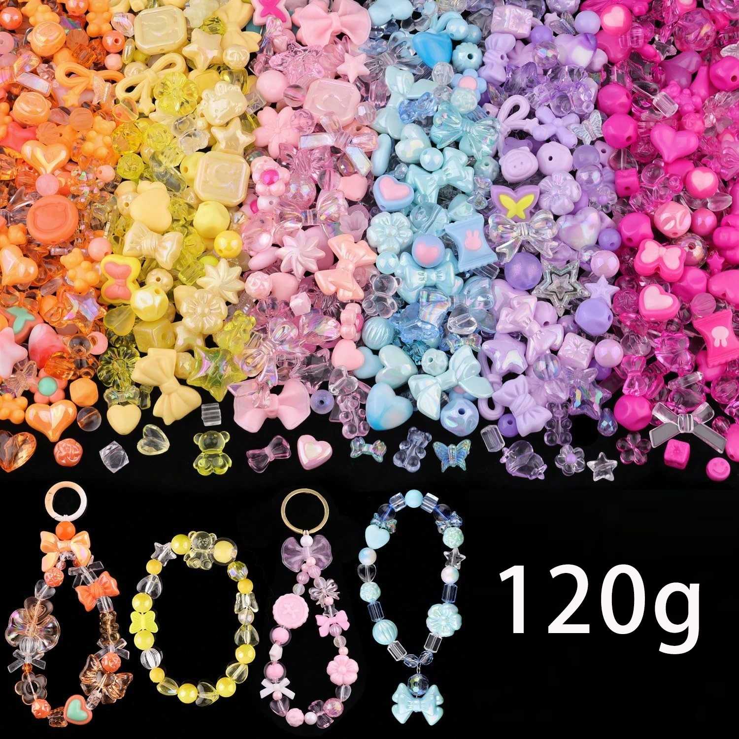Jewelry Making Game - 1 bolsa de cuentas acrílicas de
