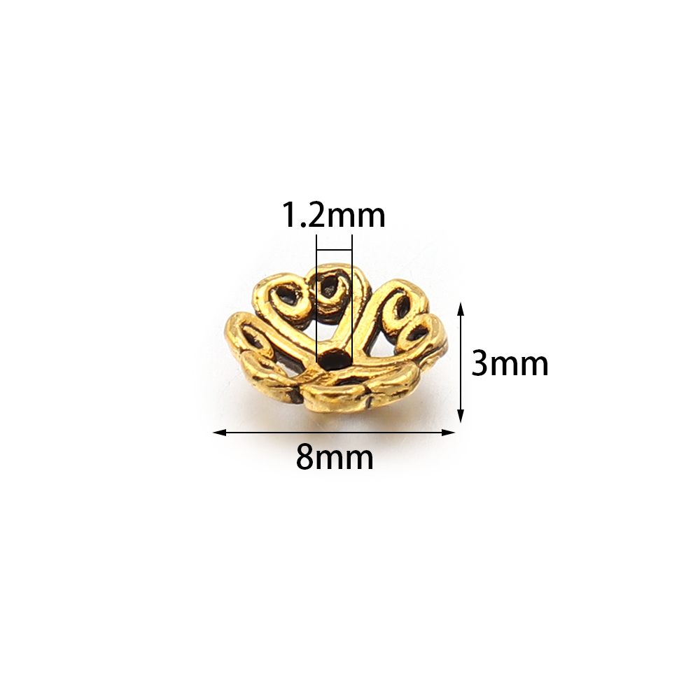 100 piezas de 8mm, tapas de cu - Jewelry Making Tray reseña y precio