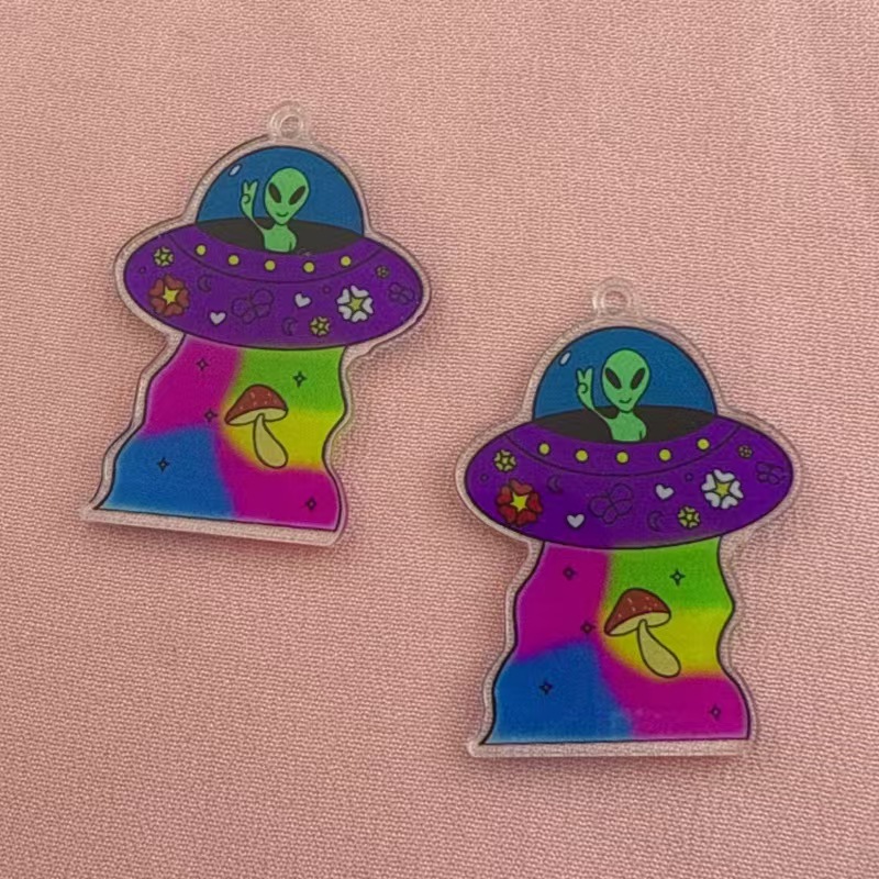 10 piezas de colgantes de acrí - Jewelry Making Party reseña y precio