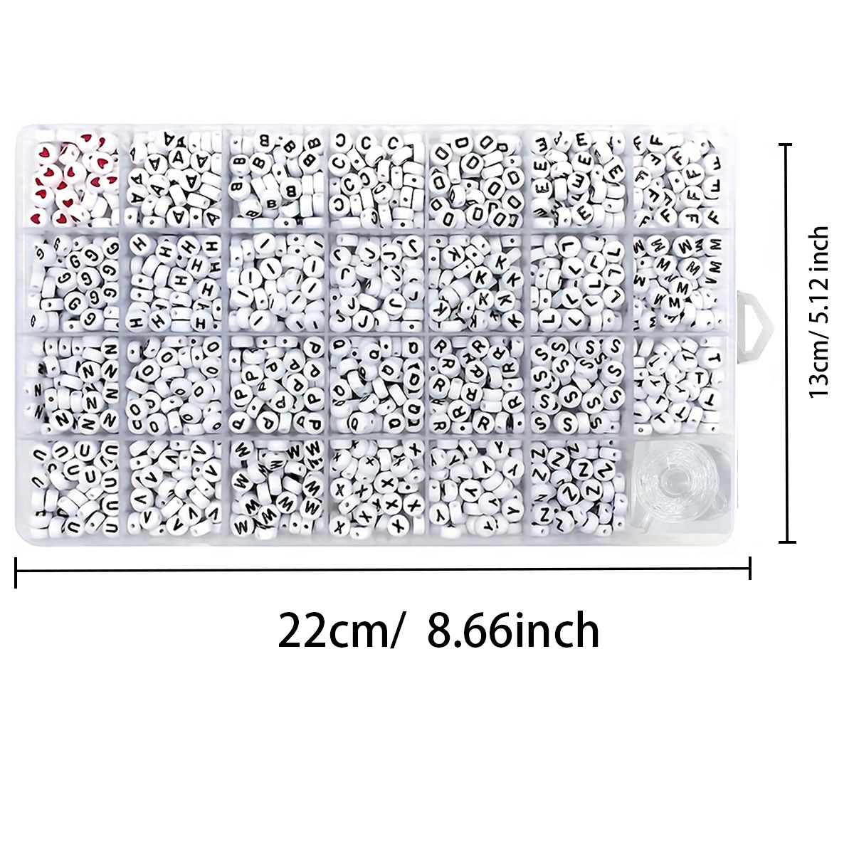 1300 cuentas acrílicas redonda - Jewelry Making Wire reseña y precio