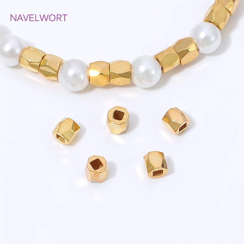 Cuentas espaciadoras chapadas  - Jewelry Making Items reseña y precio
