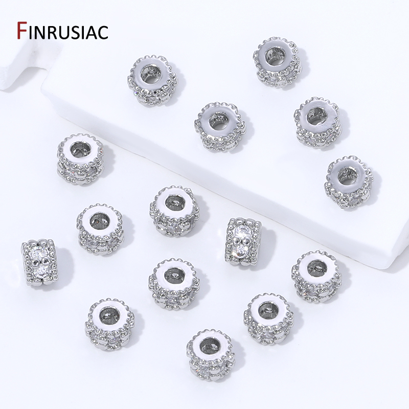 Cuentas espaciadoras redondas  - Jewelry Making Items reseña y precio
