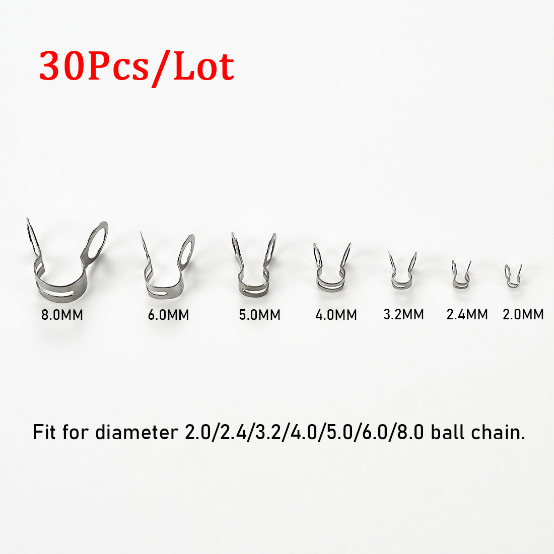 30 Uds. De cierres de conector - Jewelry Making Name reseña y precio