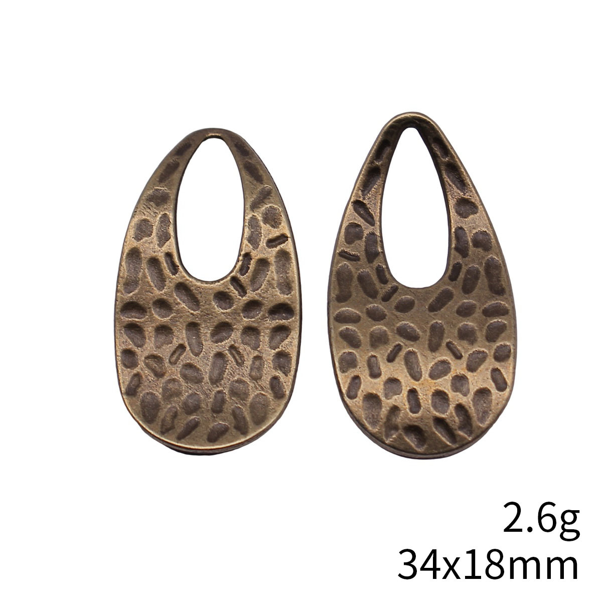 10 piezas de dijes geométricos - Jewelry Making Hammer reseña y precio