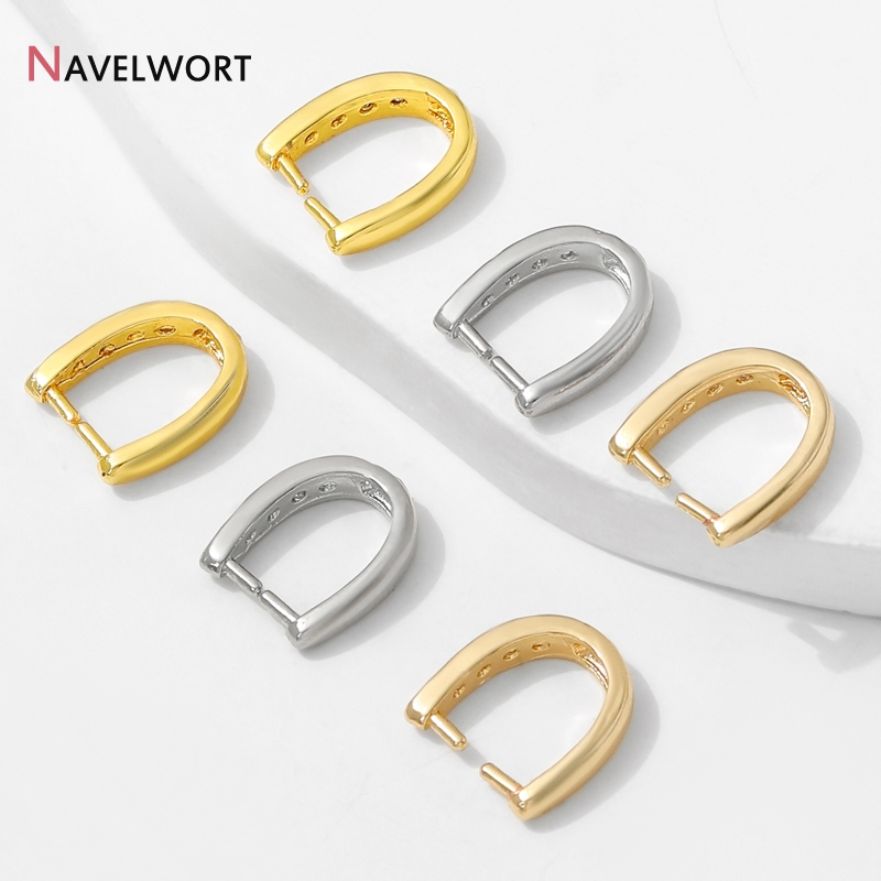 Ganchos de latón chapados en o - Jewelry Making Name reseña y precio