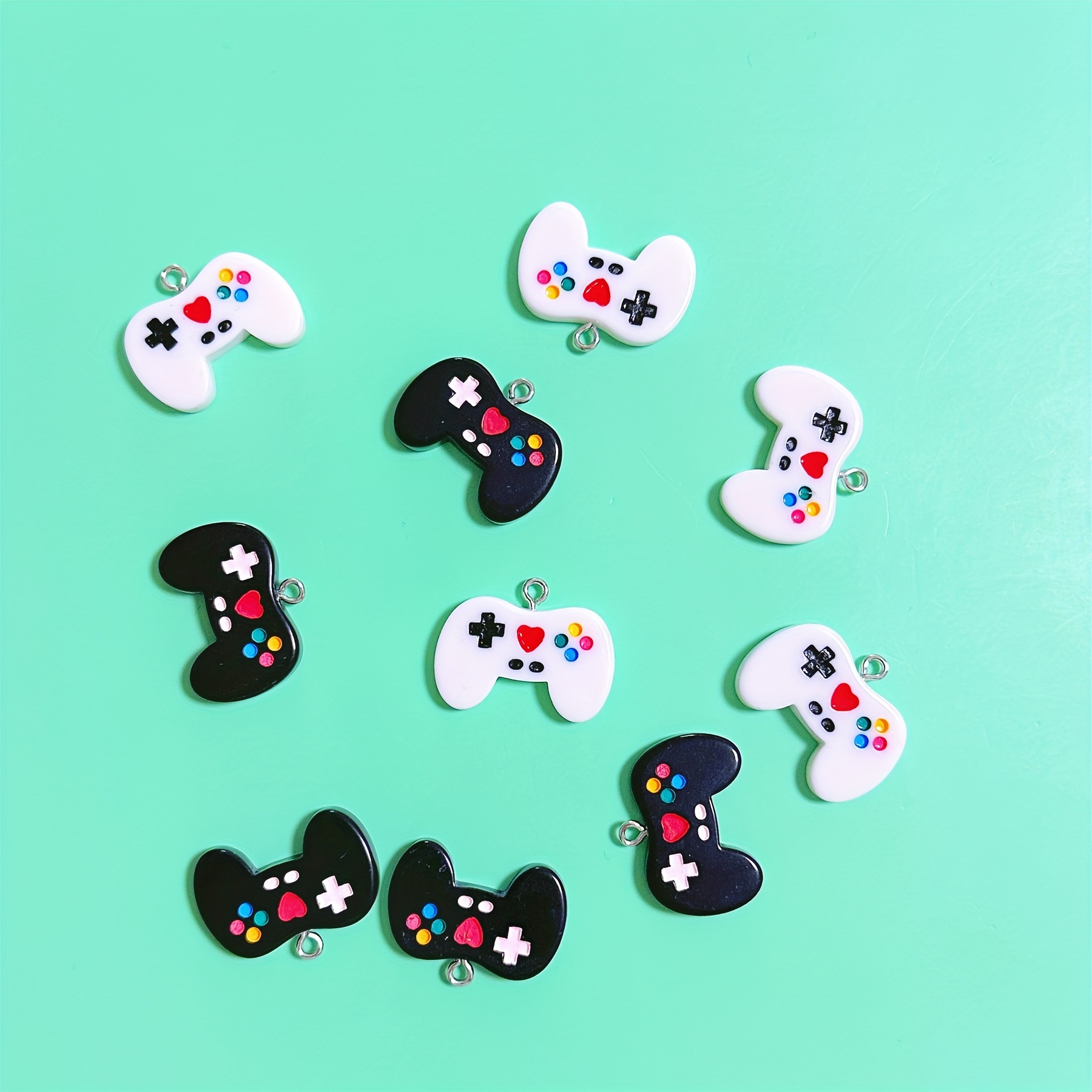 10 piezas de dijes de resina n - Jewelry Making Game reseña y precio