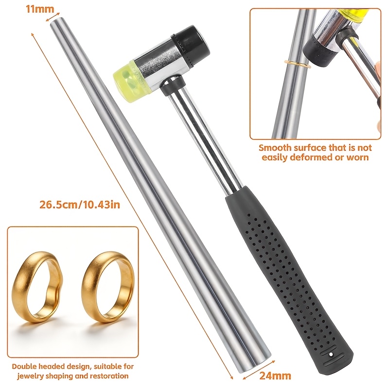 Juego de 20 piezas de herramie - Jewelry Making Hammer reseña y precio